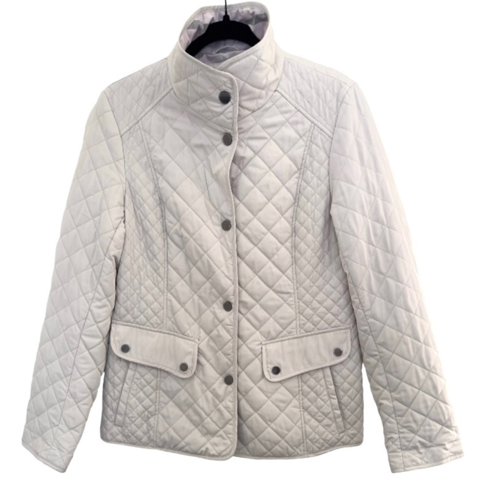 Johnston & Murphy Size Small Cream Ivory Quilted Lightweight Jacket Women